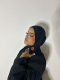 Hijab jersey premium bleu nuit